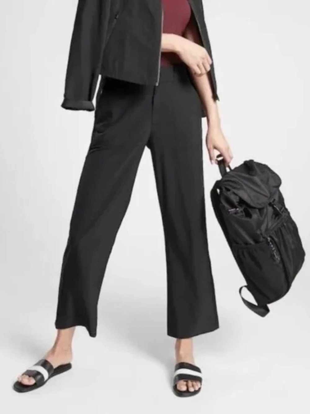 Athleta Tribeca Utility Crop Pants